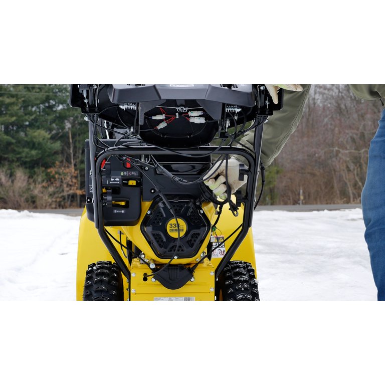 DEK Commercial 30-in 302-cc Two-stage Self-propelled Gas Snow Blower with  Push-button Electric Start; Headlight(s) at