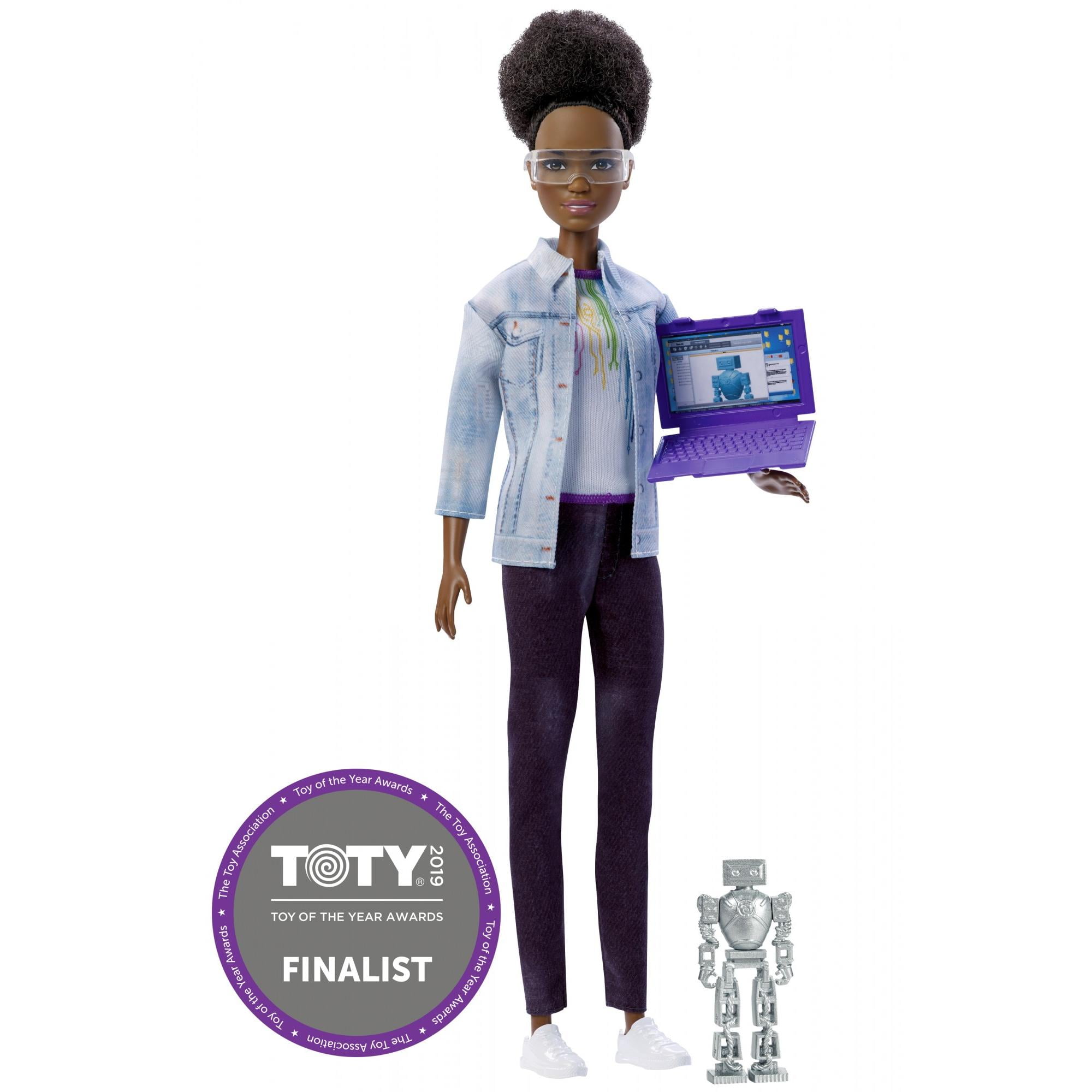 Barbie Careers Robotics Engineer Doll, Dark Brown Hair