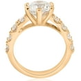thumbnail image 2 of Pompeii 6 cttw Diamond Engagement Matching Wedding Ring 14k Yellow Gold (H/I,I2), 2 of 4
