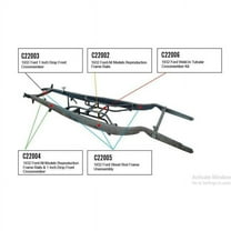 Bous Performance  1 in. Drop Front Crossmember for 1932 Ford