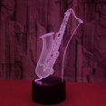 thumbnail image 1 of XYC Saxophone Night Lights for Kids, 3D LED Illusion Lamp 16 Colors Changing Nightlight with USB Powered, Touch & Remote Control Birthday Gift for Kid, 1 of 5