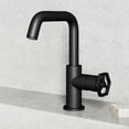 thumbnail image 6 of Ruxton Single Handle Single Hole Bathroom Faucet in Matte Black, 6 of 12