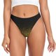 thumbnail image 1 of Balery Gold Glitter Gradient Tangas de Algodón para Mujer con Estampado – Ropa Interior Sexy, Transpirable, G-string-Medium, 1 of 6
