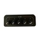 thumbnail image 4 of AU-105RCA Distribuidor de Audio Mezclador de Audio EstéReo 1 Entrada 5 Salidas Distribuidor de Audio Multicanal para Controles de Volumen RCA, 4 of 5