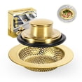 thumbnail image 1 of Set de Coladores para Fregadero de Cocina rqyekdo 11 cm Acero Inoxidable, 1 of 8