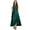 Green, variant on CPNG Girls' Elegant Sleeveless Halter Bodice High-Low Satin Dress – Stylish Formal Gown for Flower Girl, Wedding Guest, Holiday Events & Special Occasions