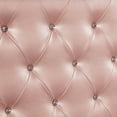 thumbnail image 3 of Contemporary Queen Size Wooden Bed With Mirror Trim Details Pink - Saltoro Sherpi, 3 of 5