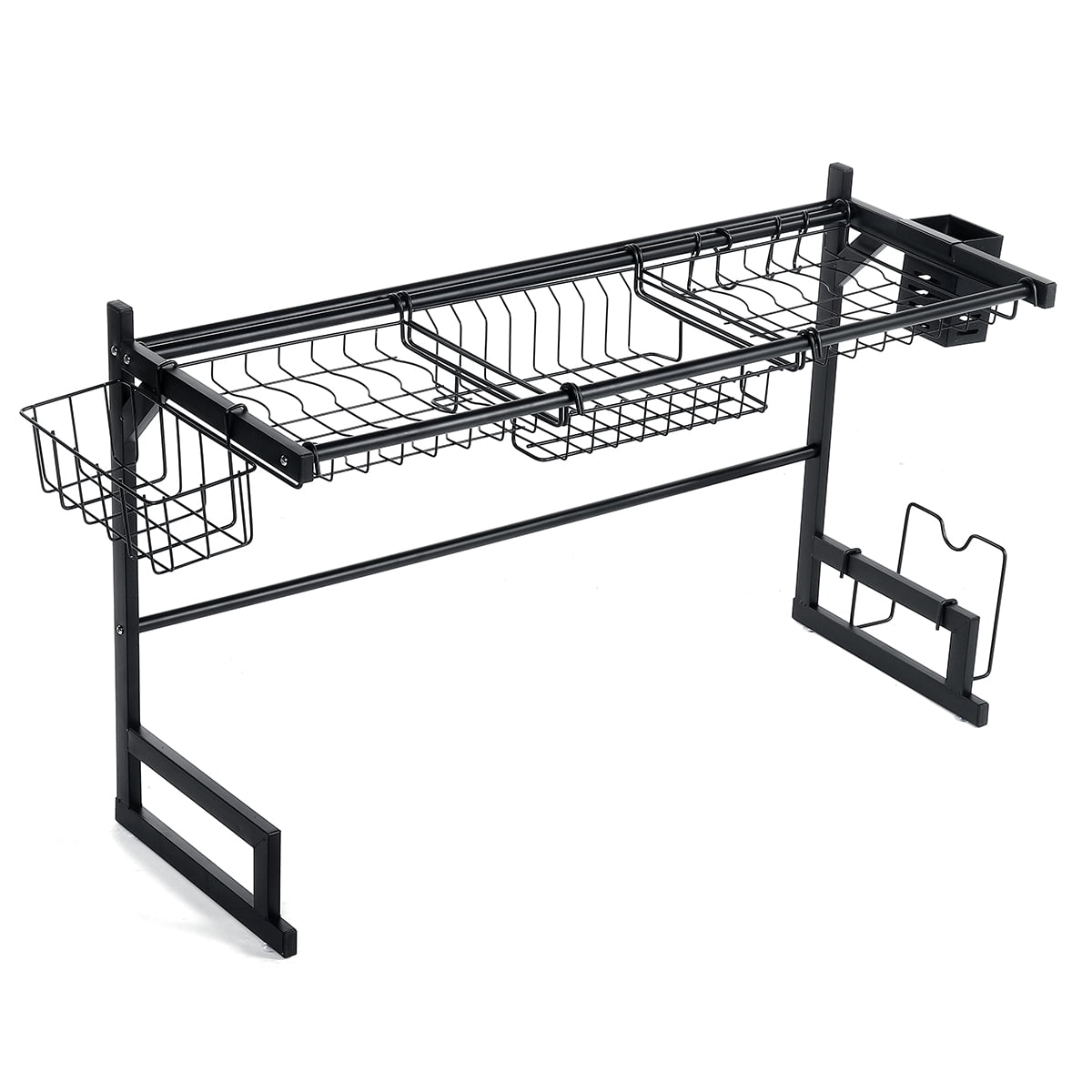Over the Sink Dish Drying Rack, 2Tier Dish Large Drainers Shelf Rack
