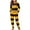 Yellow Black Stripes Print, variant on Yuyamidu American Flag Womens Pajama Sets Long Sleeve Long Pants with Pockets Soft Scoop Neck Nightwear Set of 2 Lightweight Sleep Yaga Sleep Wear for Women Size L, 4th of July