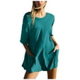 thumbnail image 1 of Women's Summer Oversized Tee Romper Backless Loose Shorts Polyester for Casual Occasions, 1 of 5