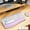 Purple, variant on Ergonomic Wireless Keyboard and Mouse Combo, Leather Cushioned Palm Rest, Wave Keys, Silent Typing, 2.4G Lag-Free-Wagpak