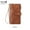 Brown, variant on New RFID 70% off Long Wallet Retro Multifunctional Women's Wallet Solid Color Portable Large Capacity Clutch