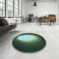 thumbnail image 4 of Ahgly Company Machine Washable Indoor Rectangle Transitional Mint Green Area Rugs, 5' x 7', 4 of 7