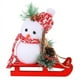 thumbnail image 1 of 1 adorno navideño de muñeco de nieve., 1 of 3