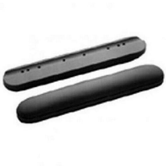 Full Length 14" Black Vinyl Padded Wheelchair Arm Rest PAIR