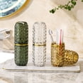 thumbnail image 4 of Baycosin Portable Travel Mouthwash Cup Household Toothbrush Toothpaste Storage Box Light Luxury Transparent Couple Toiletry Cup, 4 of 4