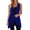 Blue, variant on Sleeveless Vest for Women Summer Casual Open Front Irregular Hem Lightweight Cardigans Beach Coverups
