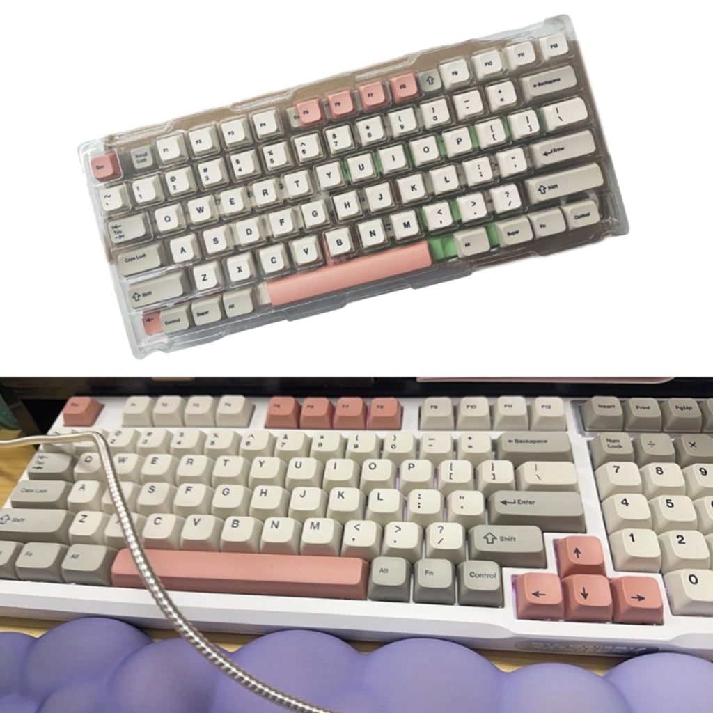 AOOOWER 138Key 9009 Retro Keycap PBT Dye Sublimation XDA Profile Mechanical Keyboards