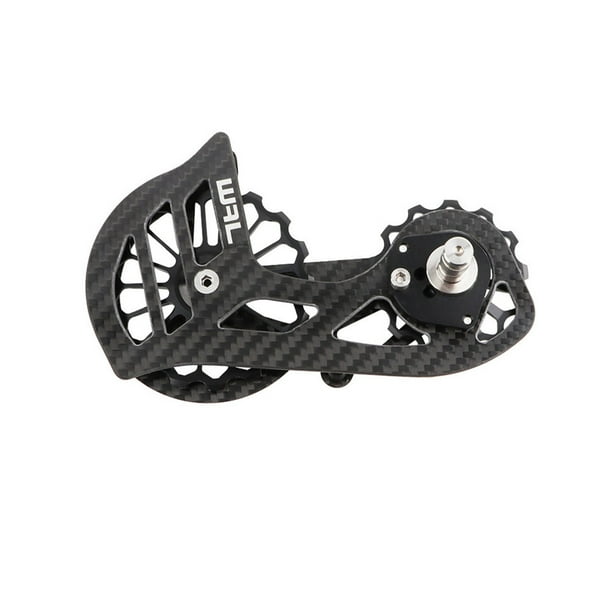 Greeniant Rodamiento de cerámica de gran tamaño, polea a prueba de herrumbre, jaula de desviador trasero, Kit de rueda de guía de cubo resistente al Ciclismo Negro SD3 Greeniant OD024405-05