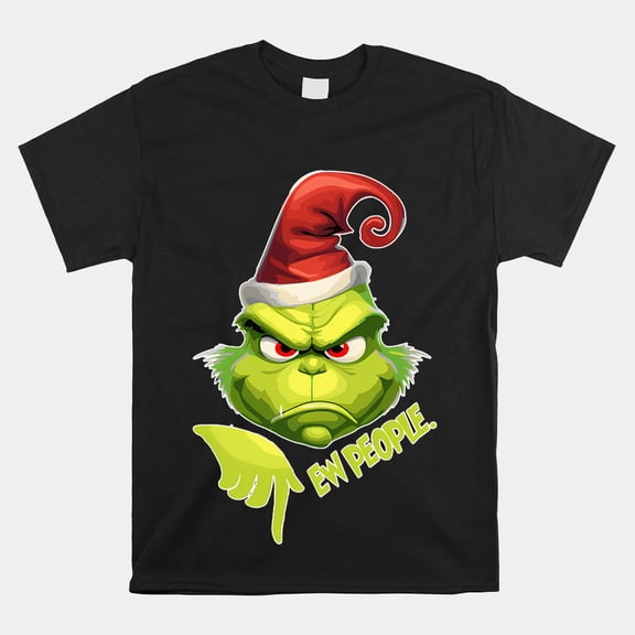 Holiday Mood Ew People Funny Festive Humor Graphic Unisex T-Shirt, up to size 5XL