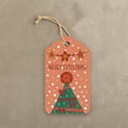 thumbnail image 3 of Merry Christmas Tags 50pcs/pack and Rope for Xmas Wrapping Paper Cards DIY Crafts Party Supplies Labels, 3 of 20