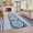 Navy, variant on HOMERRY Area Rugs 8' x 10' Area Rug for Living Room Vintage Floral Washable Bedroom Non-Slip Carpet for Home Decor, Light Blue