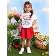 thumbnail image 3 of Wonder Nation x Hello Kitty Toddler Girls Double Waistband Skort, Sizes 12M-5T, 3 of 8