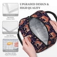 thumbnail image 3 of Fotbe Leopard Print Bolsa de Almuerzo con Estampado, Lonchera Aislada, Contenedor de Comida Reutilizable Tipo Cooler a Prueba de Fugas, 3 of 6