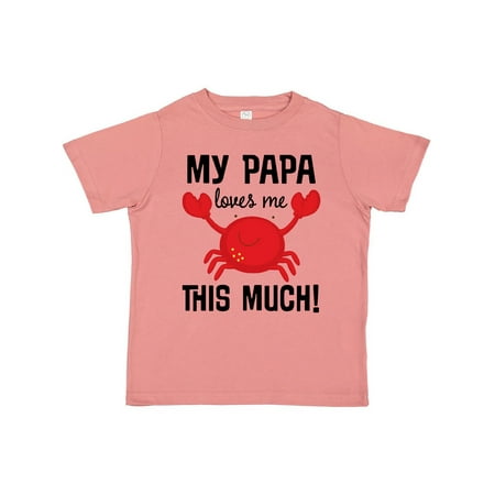 

Inktastic My Papa Loves Me gift Gift Toddler Boy or Toddler Girl T-Shirt