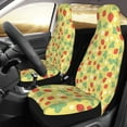 thumbnail image 2 of Sikiie Floral Strawberr Car Seat Protector 2 Pack Car Seat Cushion Mat, Car Seat Covers for SUV, Truck, Van, 2 of 7