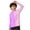 Purple, variant on BFHHYA Kids Color Block Hooded Shirts UPF50 Sun Protection Long Sleeve Shirt Boys Girls Casual Fashion Summer Tops 5-15 Years