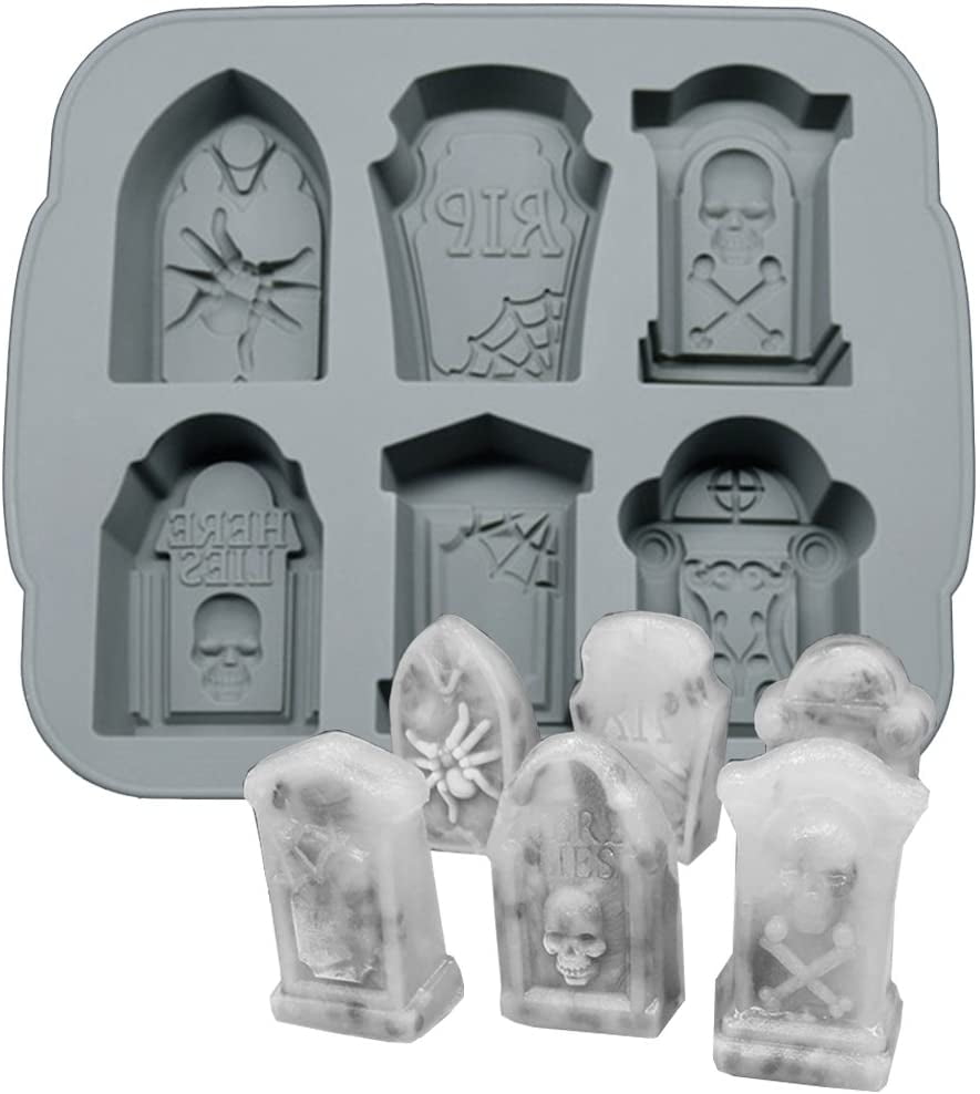 One 1.5” RIP Tombstone Mold