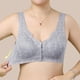 thumbnail image 5 of Sujetadores para mujer, sujetador sexy con botones en la parte delantera, sujetador transpirable sin costuras para mujer, tops cortos sin aros de acero, ropa interior de encaje para mujer, 5 of 5