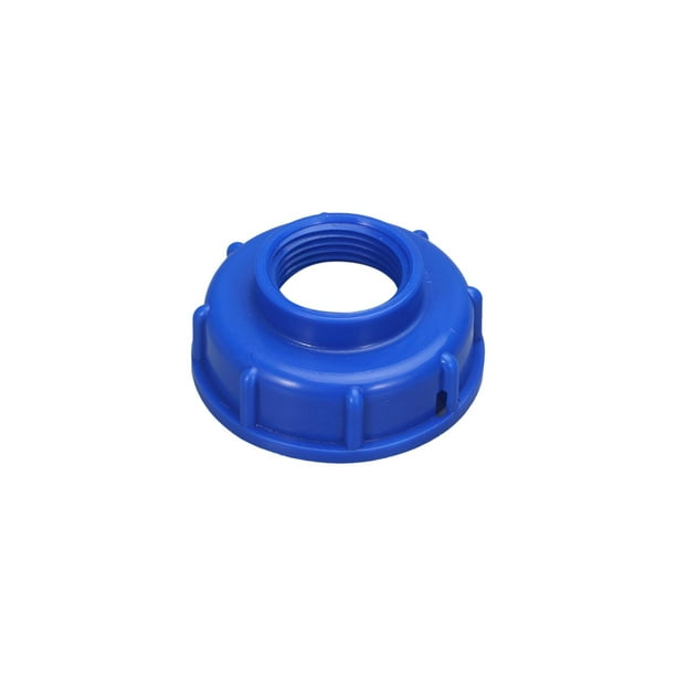 Válvula de tanque IBC, accesorios de tanque de agua IBC, adaptador de bolsa IBC de rosca S60x6 de repuesto, para mangueras de riego de jardín Azul DN25 Sunnimix adaptador de tanque ibc