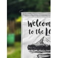 thumbnail image 2 of Printtoo White Welcome To The Lake Outdoor 12.5x18 Inches Double SidedFlagsDouble Sided CampFlagCampsiteFlagPersonalized Camping Flags, 2 of 4