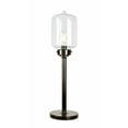 thumbnail image 2 of Kenroy Home Casey 28.25'' LED Table Lamp with Clear Glass Novelty Shade Modern Table Light Fixture for Living Room, Bedroom, or Office, 2700K, Oil Rubbed Bronze, 2 of 8