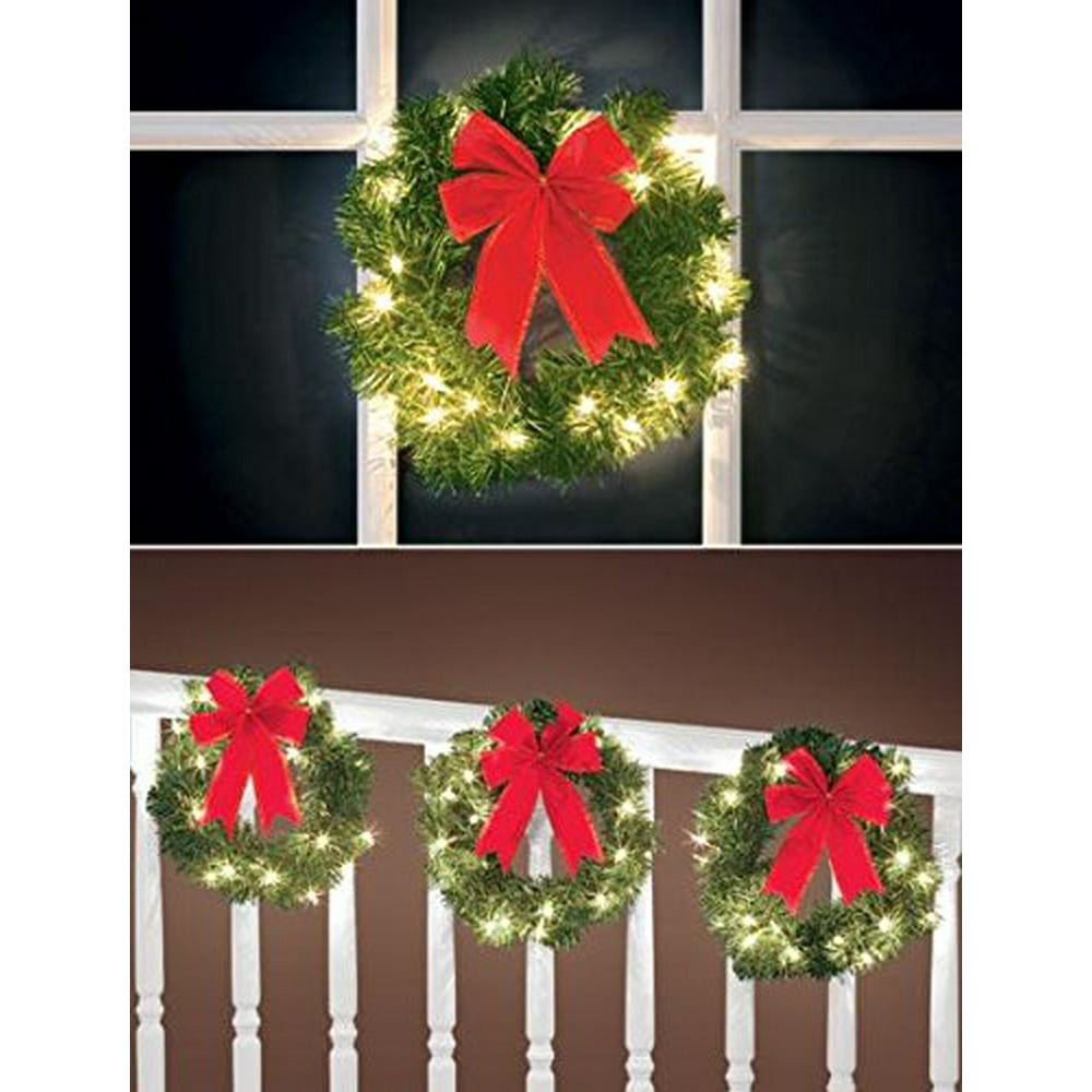 Christmas LED LightUp Wreaths