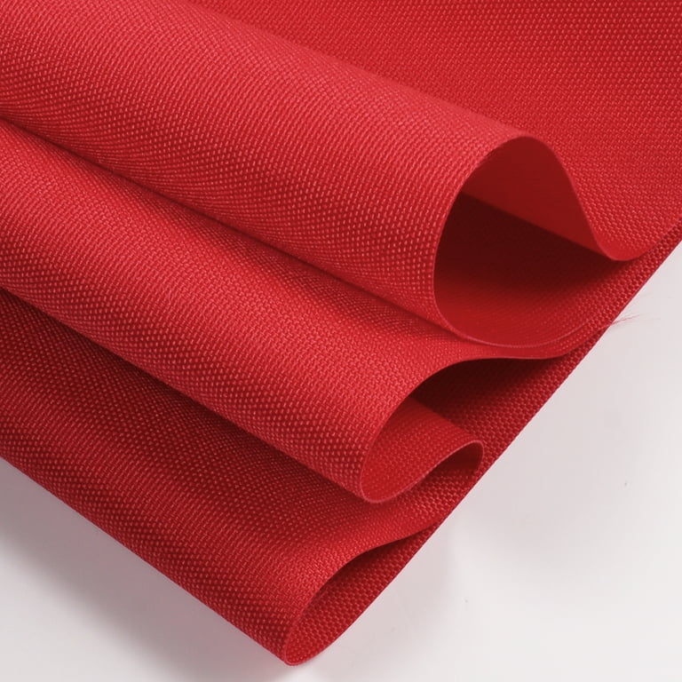 Soft Waterproof Canvas Fabric 600D PU Backing Canvas Cordura Fabric for  Outdoor/Indoor, DIY Craft, Awning, Marine, Tent, Bags, Upholstery Red 48 x  60 