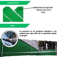 thumbnail image 2 of CINTA PLASTICA PARA MALLA CICLONICA VERDE PASTO CON 200 BROCHES DE SUJECION, 63MM 10M2, 2 of 8