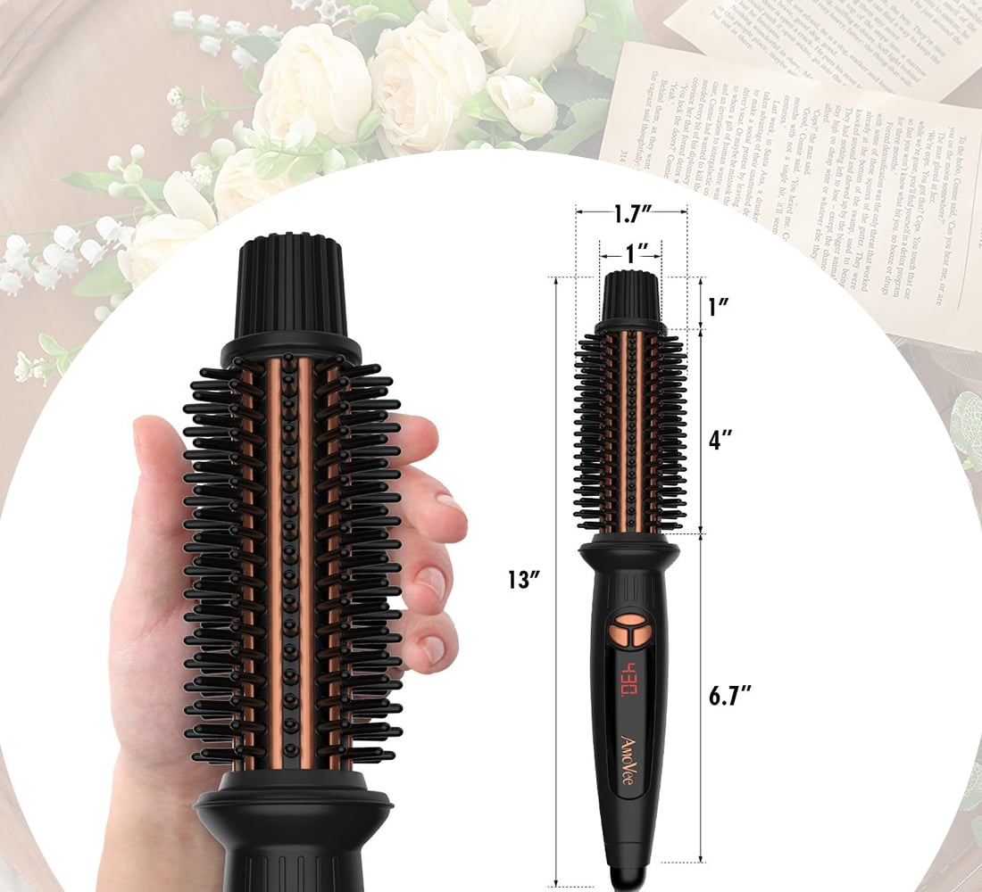 Amovee curling cheap iron brush