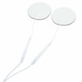 thumbnail image 5 of 20 Rounded Electrode Pads EMS for Tens Massager 7000, 3000- 2 Inch White Cloth, 5 of 10