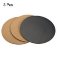 thumbnail image 3 of Uxcell 10 Inch Round Plastic Cork Home Garden Plant Pot Mat Coaster Pad 3 Count, 3 of 6