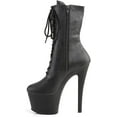 thumbnail image 3 of Pleaser Women's Sky-1020 Ankle Boots 5 Black Faux Leather/Black Matte, 3 of 5