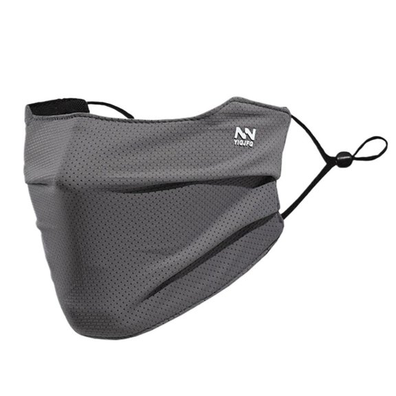 Summer Sunscreen Ice Silk Mask Neck UV Protection Face Cover Sunscreen Face with Brim Outdoor Cycling Sun Protection Hats Caps
