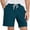 Navy, variant on Smsaxvxz Mens Cotton Breathable Sweat Shorts Casual Comfy Elastic Waist Drawstring Outdoor Running Shorts with Zipper Pockets Dark Gray L