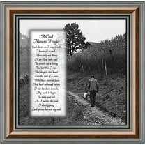 Coal Miner's Prayer Picture Frame, Coal Mining Gifts, Miner's Decor, 10x10 8592