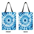 thumbnail image 2 of Yuyamidu Blue Whilpool Tie Dye Car Garbage Bags Hanging Vehicle Trash Bags Bins Accessory Foldable Car Trash Can Portable Auto Garbage Bag Fit SUV Truck Sedan, 2 of 7