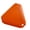 Orange, variant on Triangle Ice Scraper Snow Remover for Cars Using HIPS for Cold Resistance and Efficient Defrosting