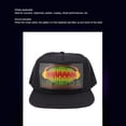 thumbnail image 3 of Gorra De Béisbol Con Luz LED Sonido Luminoso Sombrero Para El Festival Del Club De Fiesta Festival Performance Con Patrón Intermitente Ajuste Ajustable 57-62 Cm, 3 of 7