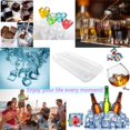 thumbnail image 1 of CRCMURE Ice Cube Mold 24 Cubes Silicone Ice Tray Silicone Ice Cubes Tray For Freezer Jelly Cubes Tray（2pc）, 1 of 7
